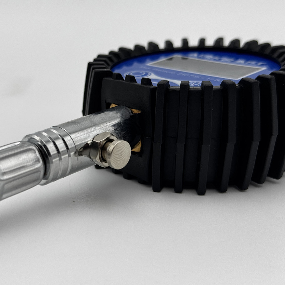 Манометр цифровий для перевірки тиску в шинах зі шлангом 0-250 psi (17 bar) AIRKRAFT TPGD0250-S Чернігів - фото 2