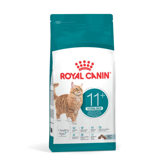 Корм для дорослих стерилізованих котів ROYAL CANIN STERILISED 11+(віком від 11 років) 0.4 кг Київ