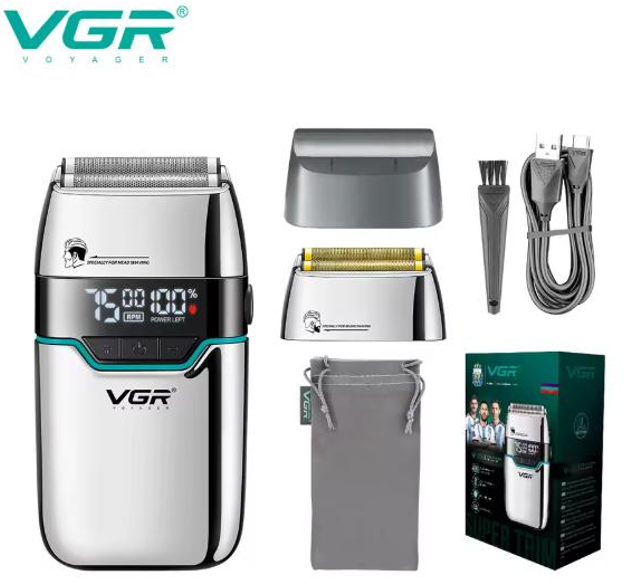Електробритва VGR V-350 Сріблястий Дніпро - фото 1