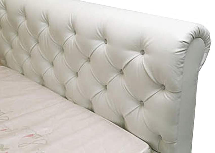 Кровать London Comfort 140 х 190 см Boom 01 С подъемным механизмом и нишей для белья Белый Днепр - изображение 12
