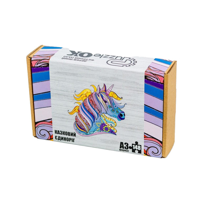 Фигурный деревянный пазл A3 