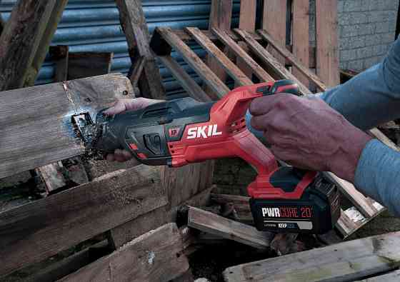 Пила сабельная аккумуляторная бесщеточная, SKIL 3480 CB XP + аккумулятор 4,0 Ah + зарядное устройство SW1E3480CB+BC1E3111AA Одесса