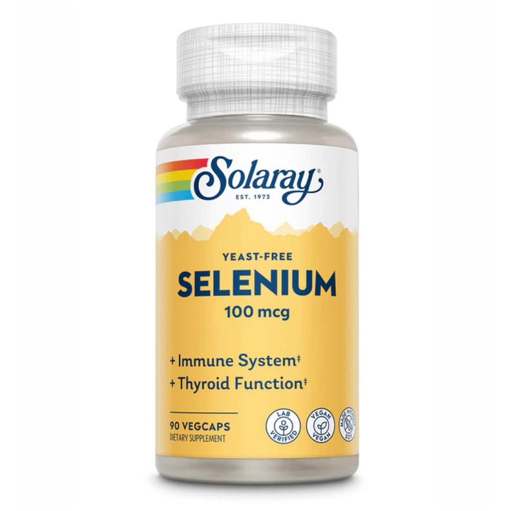 Бездрожжевой селен Solaray Selenium Yeast Free 100mcg 90 vcaps Киев - изображение 1