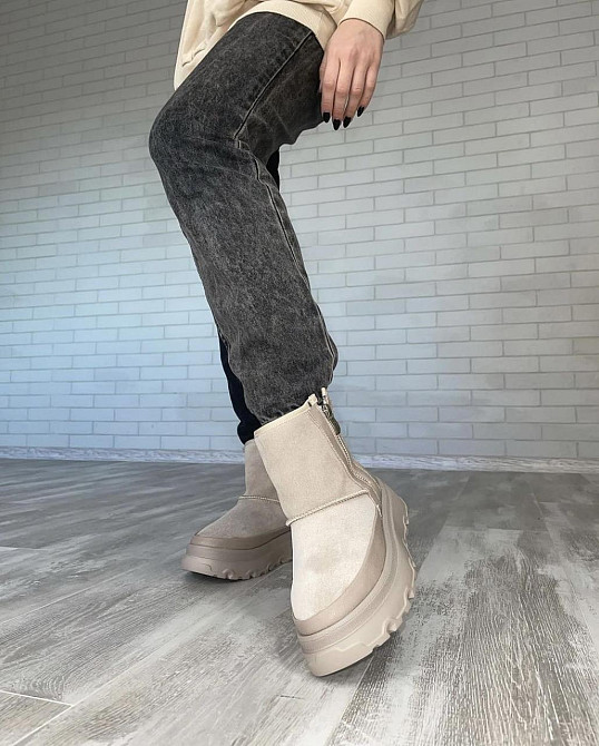 Marko Угги жіночі DE MARKO бежеві натуральна замша висота 12 см (4849) Коломыя - изображение 3