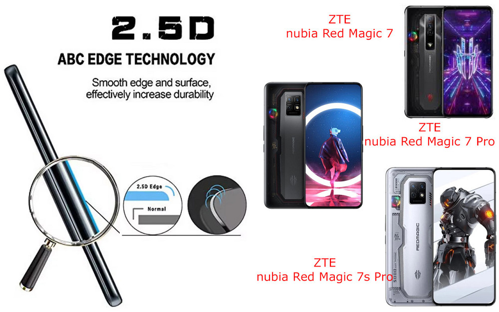 Захисне скло ArmorGlass для ZTE nubia Red Magic 7, 7 Pro, 7s Pro – стійке до подряпин та ударів Київ - фото 2