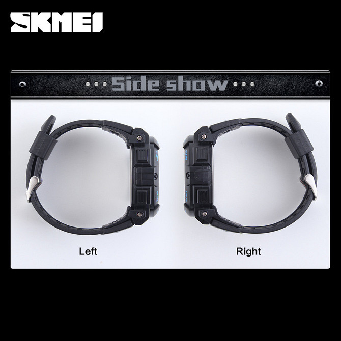 Мужские спортивные наручные часы Skmei 1258 Синий Винница - изображение 6
