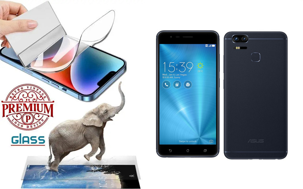 Полиуретановая пленка Asus ZenFone 3 Zoom ZE553KL, Premium, толщина 0,2 мм Киев - изображение 1