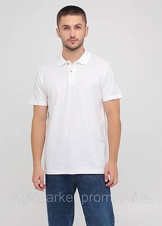 Поло базове Stedman Polo чоловіче біле (ST3000-WHI) XXL Київ - фото 1