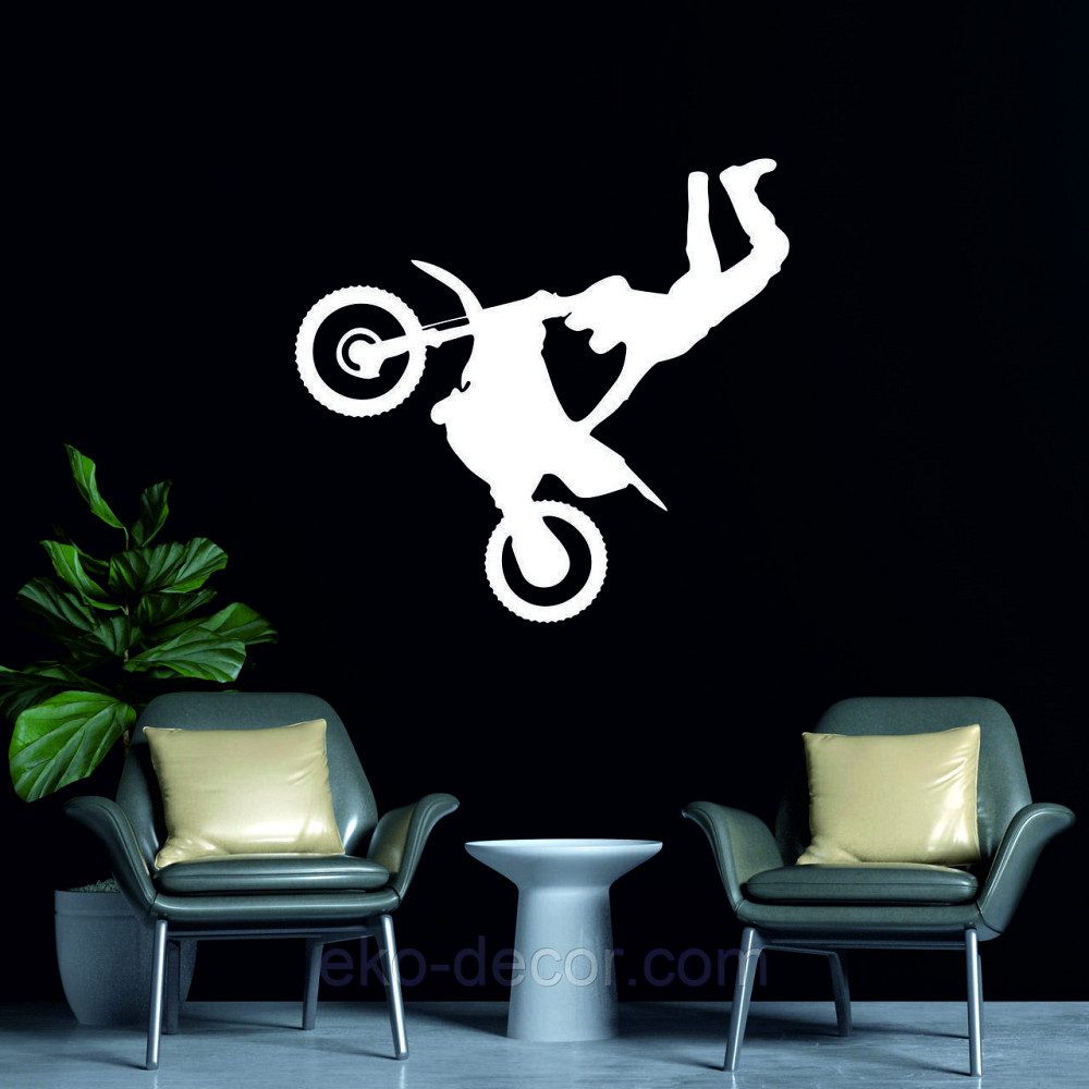 Декоративне настінне Панно «Мотофрістайл», Декор на стіну Київ - фото 3