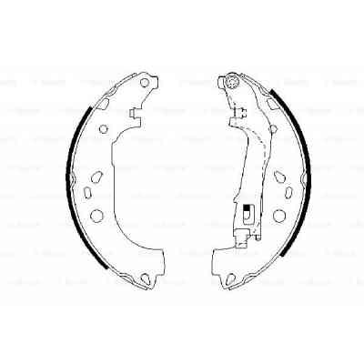 Гальмівні колодки Bosch 0 986 487 717 Вінниця