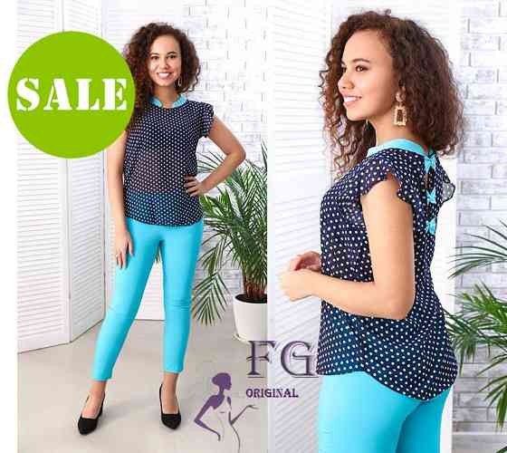 Жіночий брючний костюм «Трініті» оптом | Батал | Розпродаж моделі Київ