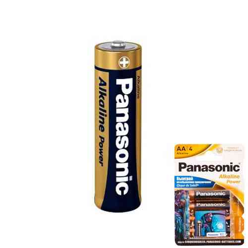 Батарейка AA LR6 Panasonic Alkaline Power 1.5V, лужна (алкалінова) для приладів і пультів, довготривала Київ
