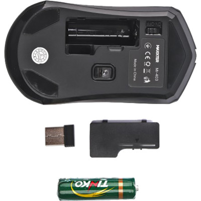 Мишка Maxxter Mr-403 Wireless Black (Mr-403) Вінниця - фото 4