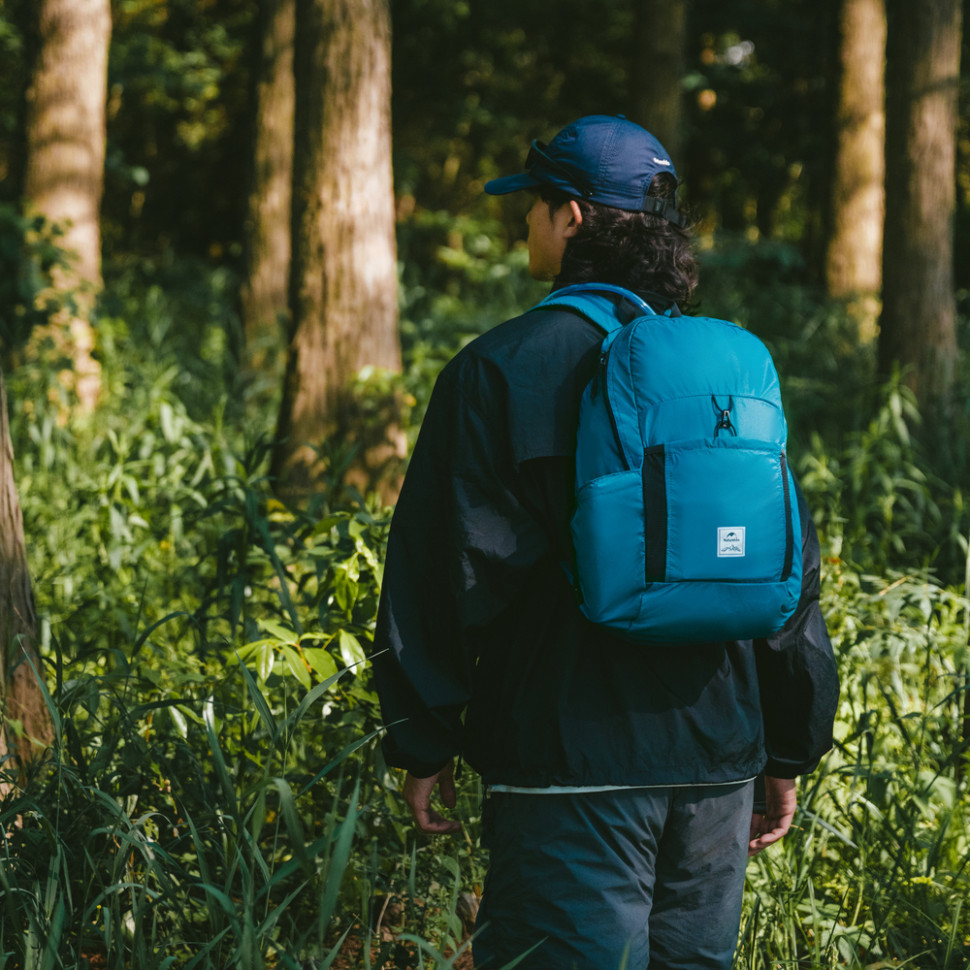 Рюкзак компактний надлегкий Naturehike NH17A017-B Yunyan, 30 л, чорний Київ - фото 8