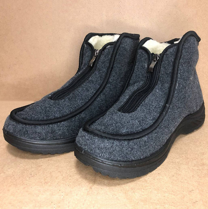 Чоловічі робочі черевики, Зручне робоче взуття для чоловіків, Бурки дедушки, Черевики робочі чоловічі JZ-49 Львів - фото 3