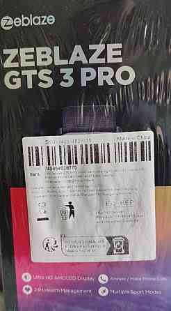 Часы Zeblaze GTS 3 PRO  black новые запечатанеые. Харьков