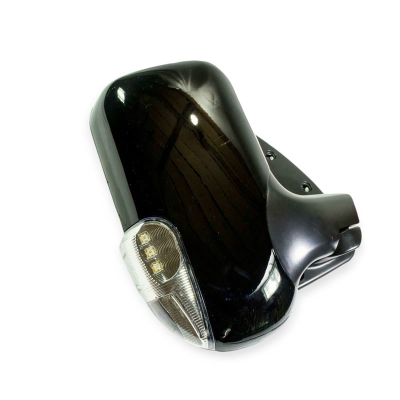 Дзеркало заднього виду зовнішній новий зразок праве з поворотом чорний глянець DK ГАЗель Мукачево - фото 1