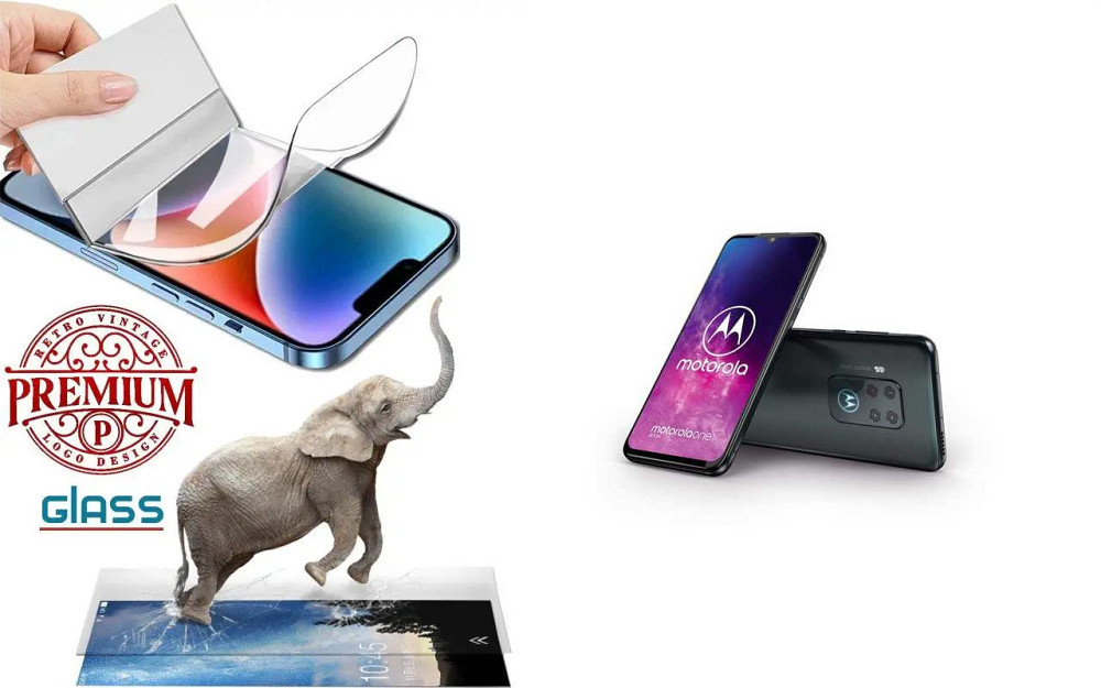 Полиуретановая пленка Motorola One Zoom, Premium, толщина 0,2 мм Киев - изображение 1