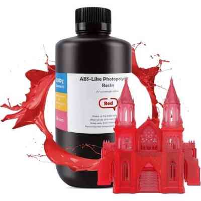 Фотополімерна смола ELEGOO Resin, ABS-like 1кг, clear red (50.103.0109) Вінниця