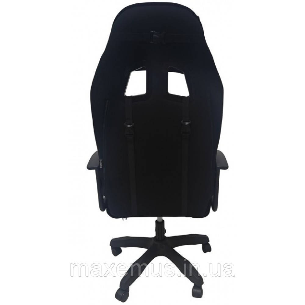 Геймерское кресло игровое с ткани для приставки профессиональное кресло компьютерное Bonro B-944 черно серое Мостиска - изображение 4