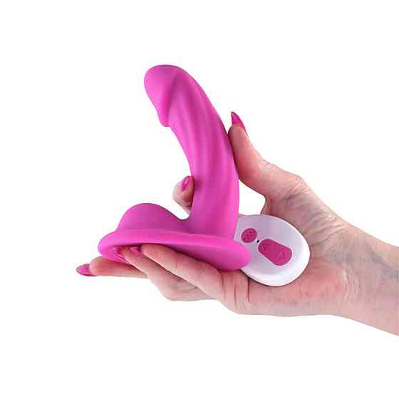 Дилдо з вібрацією NS Novelties Colours - Curve - Vibrating - 5" Dildo - Pink Sex Aura Київ