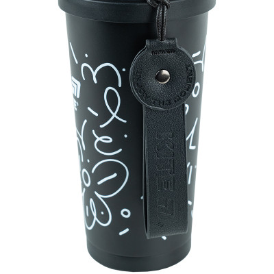 Термокружка Kite 550 мл, чорна (K25-1226-1) Вінниця - фото 4