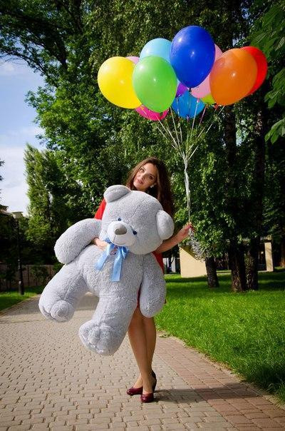 Плюшевий ведмедик М'яка іграшка Ветли 130 см Сірий Тернопіль - фото 1