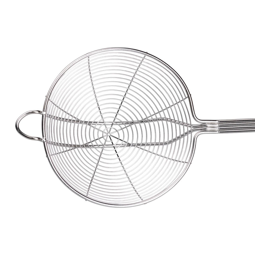 Шумівка з нержавіючої сталі Ø 16 см для фритюру з довгою ручкою HP-19-16-16CM Коломыя - изображение 4