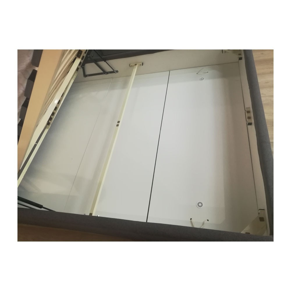 Ліжко SiriusDesign VIP з додатковою металевою цільнозварною рамою 160x190 сірий Київ - фото 8