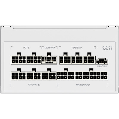 Блок питания Gamemax 850W (RGB 850 PRO WH (ATX3.0/3.1 PCI) Винница - изображение 4