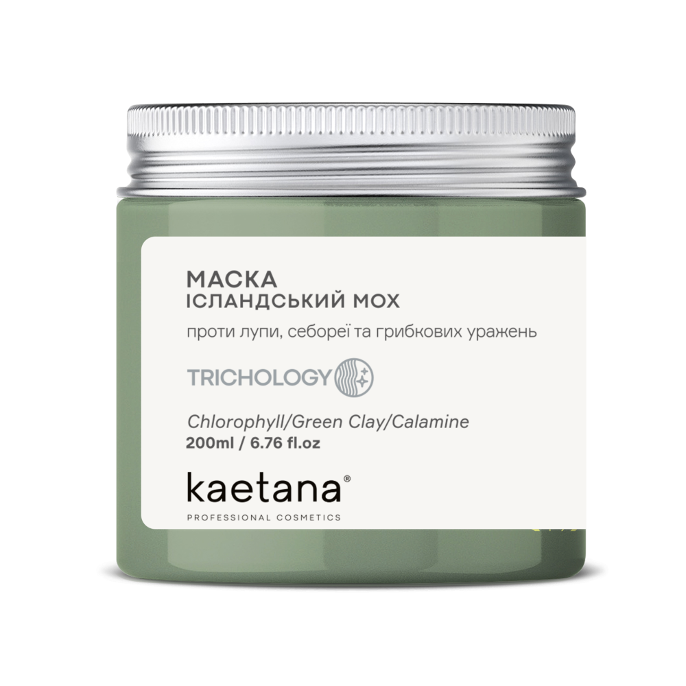 Маска Ісландський мох проти лупи та себореї Trichology Kaetana 200 мл Київ - фото 1
