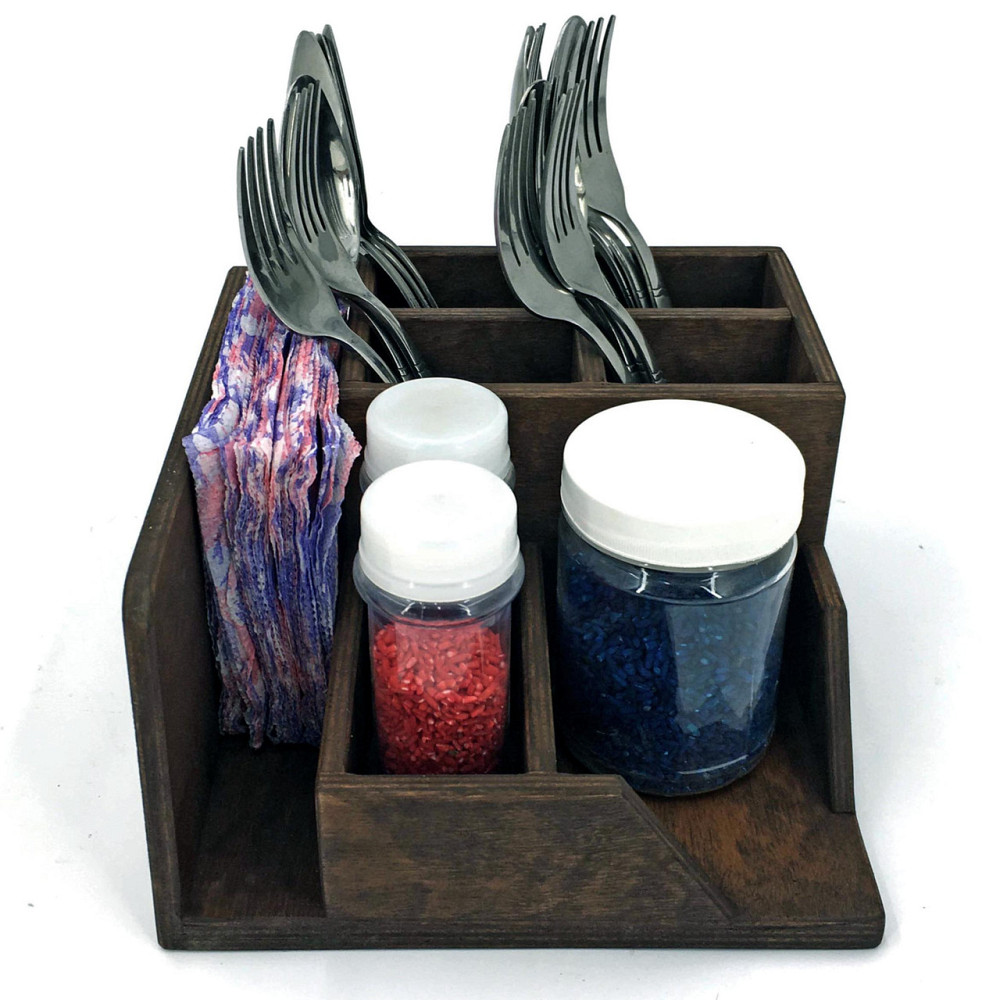 Підставка для столових приладів "Феста" мокко Миколаїв - фото 1