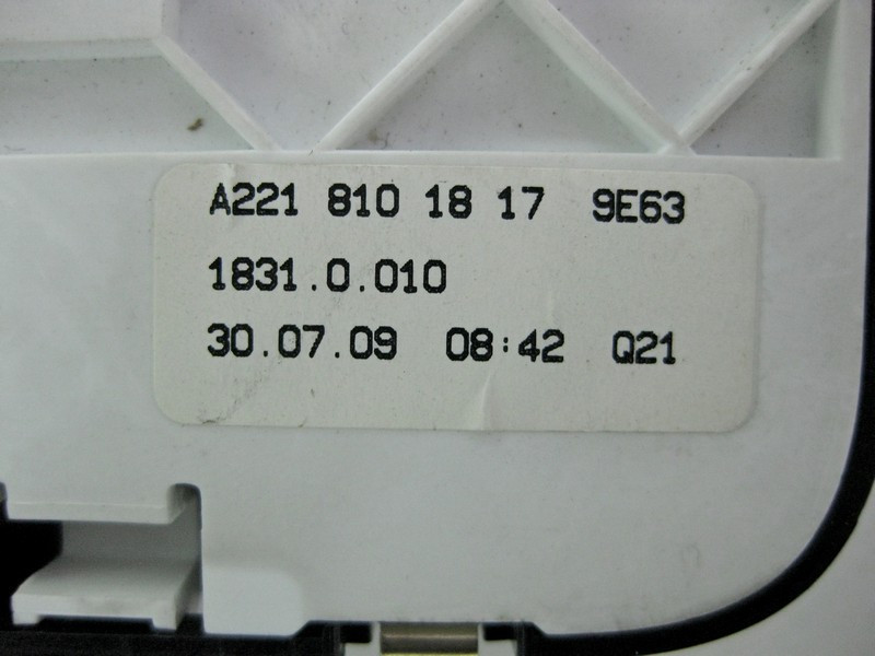 Mercedes-Benz  A2218101817 9E63 Дзеркало - плафон заднього пасажира чорне S-Class W221 Одесса - изображение 3