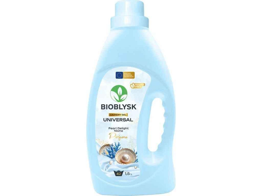 Гель для прання 1,5л Без фосфатів “Universal Pearl Delight Niche Perfume” ТМ BIOBLYSK Київ - фото 1