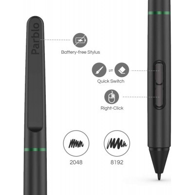 Перо Parblo P07 (Ninos M, Ninos S) (P07) Винница - изображение 3