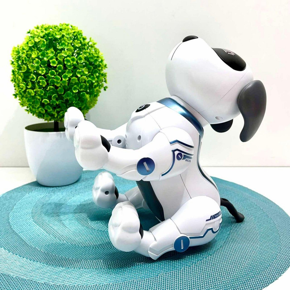 Собачка на радіокеруванні TK Group звуки казки пісні рус мова мелодії світло виконує команди Білий (ТК-1230) Чернигов - изображение 7