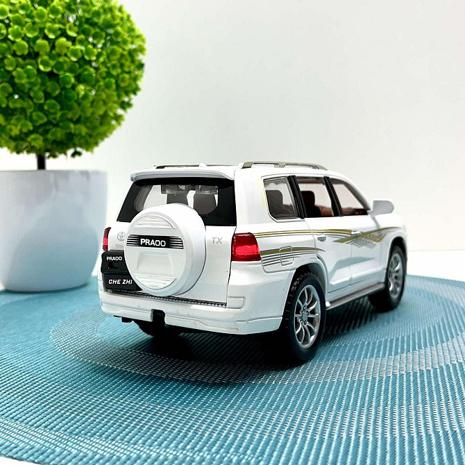 Машинка Джип TK Union Группа Toyota Land Cruiser инерционная 1:24 Белая (GT - 4789) Чернігів - фото 3