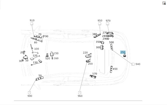 Mercedes-Benz  A2048205575 Антена системи аварійного виклику C-Class W205 C-Class Coupe С205 E-class W212 C-Class W204 C-Class Coupe C204 E-Class Coup Одеса