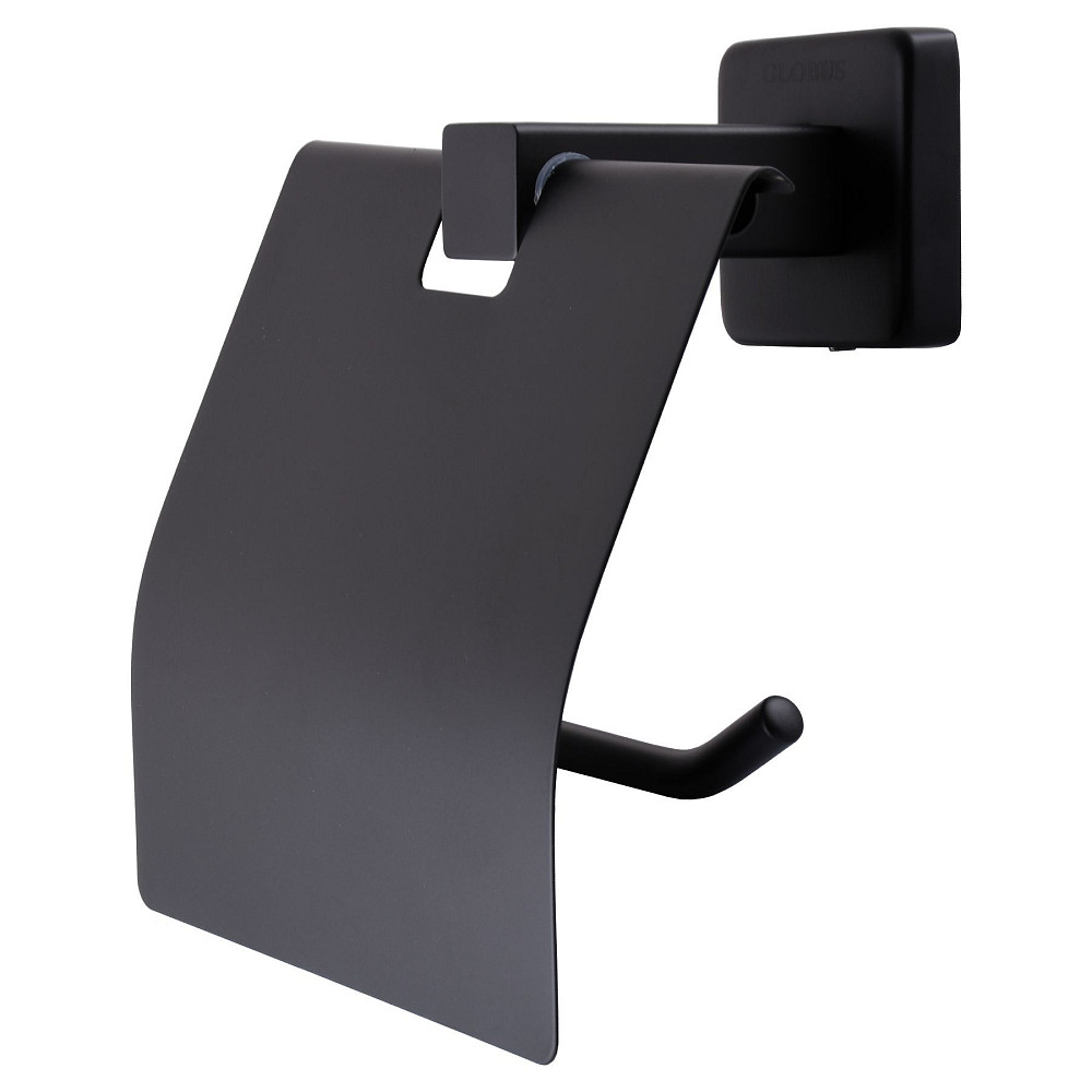 Тримач для туалетного паперу Globus Lux BQ9410 чорний матовий SUS304 Луцк - изображение 1