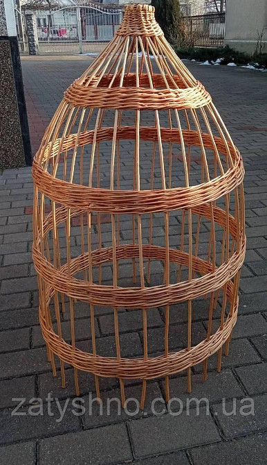 Люстра плетена прозора | люстри в ресторан  | торшери абажури бра велика Київ - фото 2