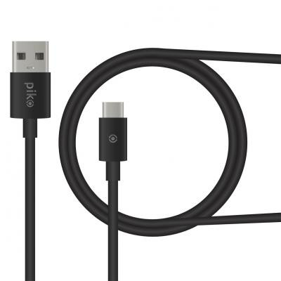 Дата кабель USB 2.0 AM to Type-C 1.2m black Piko (1283126489174) Вінниця - фото 1
