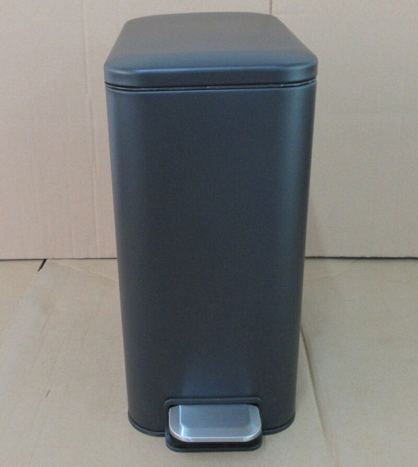 Прямокутне сміттєве відро Mixxus Diverse-TC0312 з плавним закриттям 12 л чорне (MI7091) Харків - фото 6