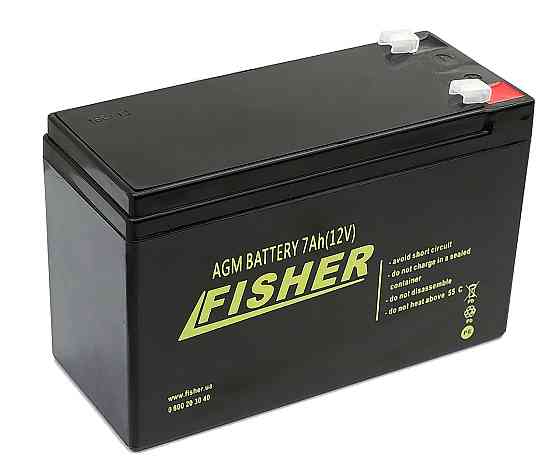 Аккумулятор Fisher 7Ah 12B. Agm Днепр