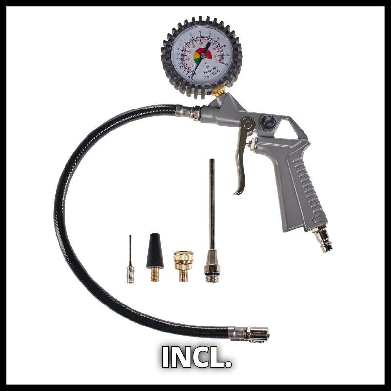 Мощный компрессор Einhell TC-AC 190 OF Set : 1100 Вт, 3750 об/мин, макс.производительность (4020660) Киев - изображение 3