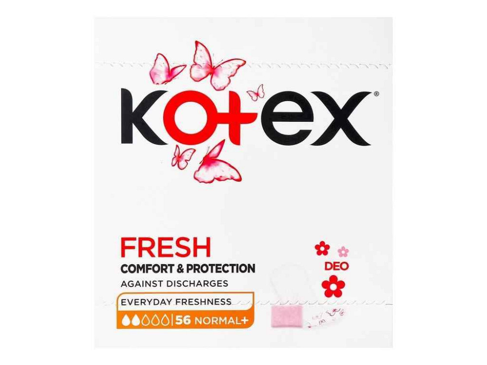 Прокладки щоденні Normal Plus Deo 56 шт. ТМ KOTEX   Solmir Київ - фото 1