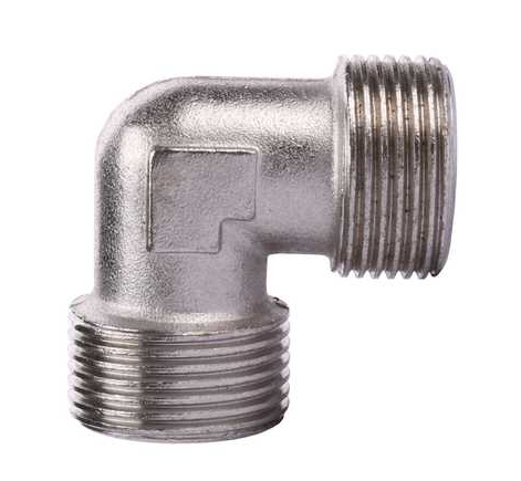 Угол 1/2'' наруж/наруж никель Харьков - изображение 1