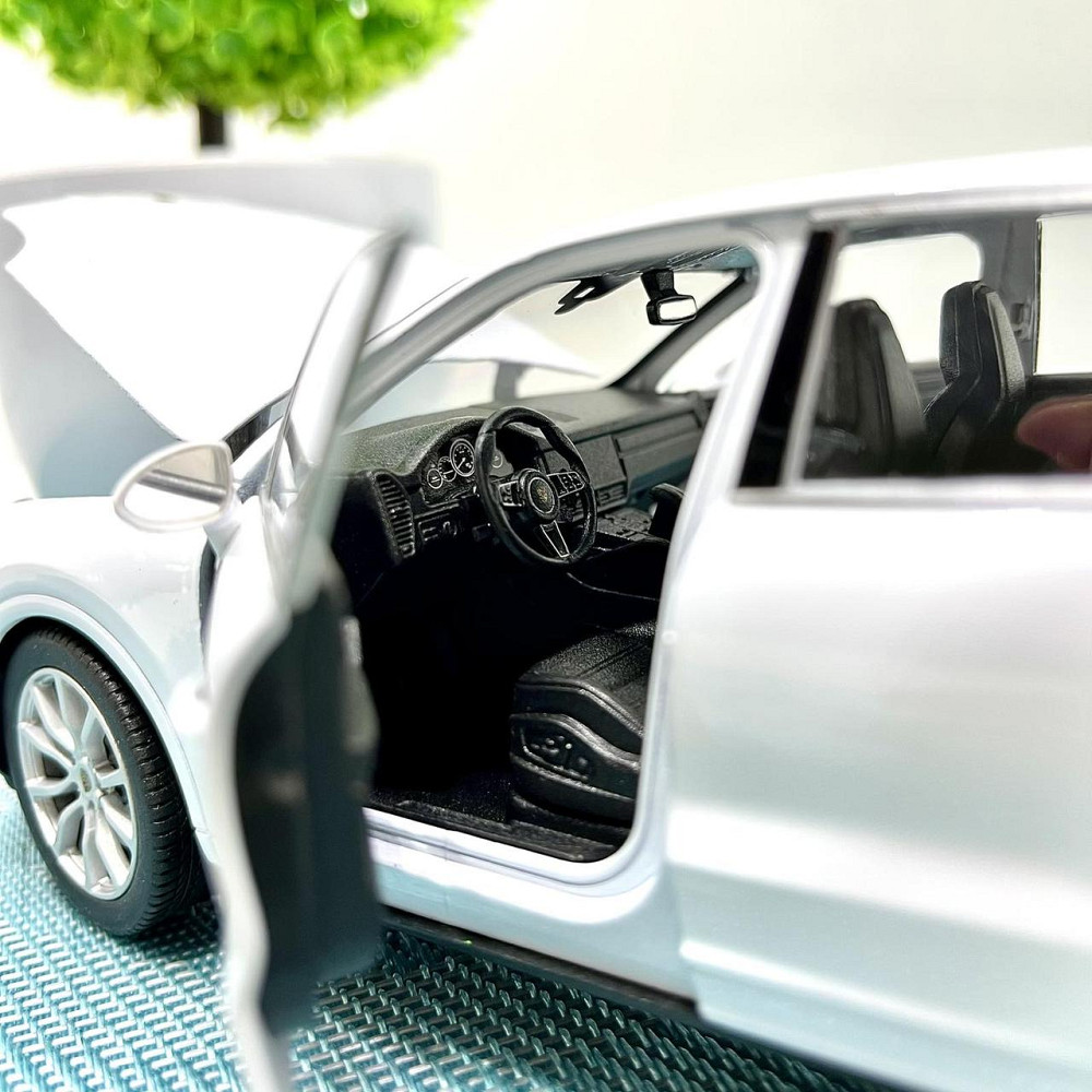 Машина Welly Nex Porsche Cayenne 1:24 інерційна відкриваються двері Вид 1 Біла (24092W) Чернигов - изображение 3