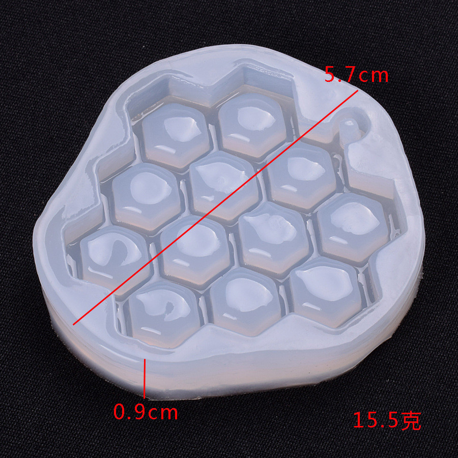 Молд кондитерский Соты 57 мм серый Киев - изображение 2