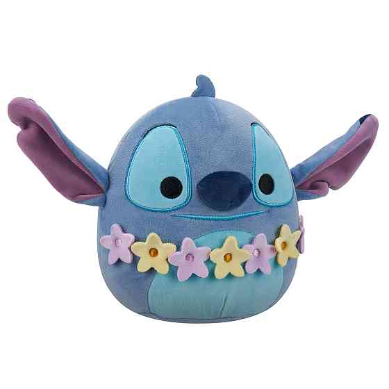 М'яка іграшка Squishmallows серії Disney - Стіч в гавайських леях (17 см) Дніпро