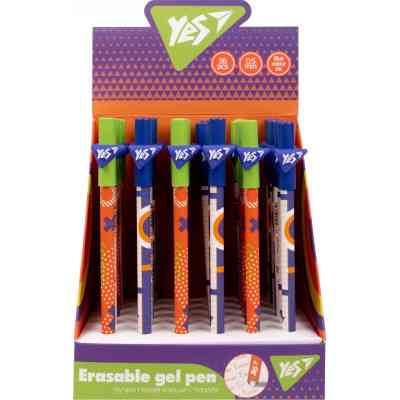 Ручка гелевая Yes пиши-стирай Erudite 0,5 мм, синяя в ассортименте (420400) Винница